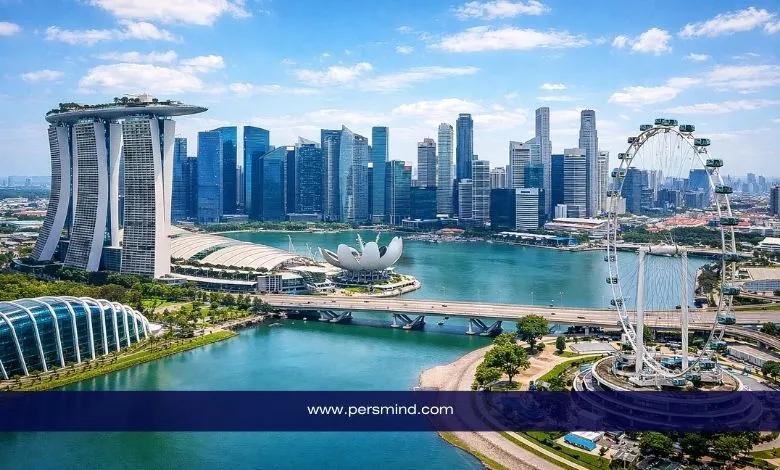 مشهد بانورامي لمدينة عالمية حديثة على الواجهة البحرية ضمن مقال عن مؤتمر القيادة العالمية للشباب وفرص المشاركة الدولية