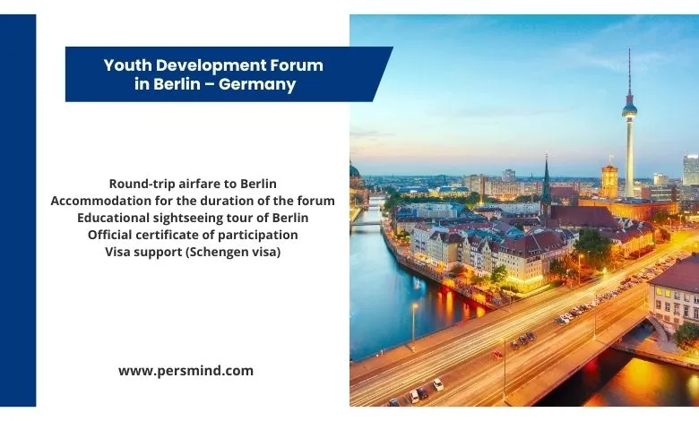 Berlin city skyline representing the Youth Development Forum in Germany for international youth.