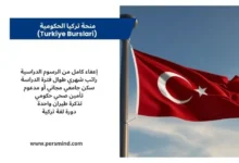 منحة تركيا الحكومية Turkiye Burslari – منحة دراسية ممولة بالكامل للطلاب الدوليين مع علم تركيا