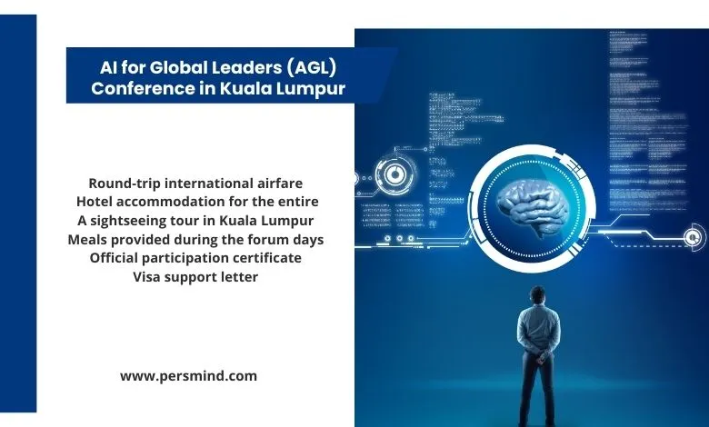 Fully funded benefits of the AI for Global Leaders (AGL) Conference in Kuala Lumpur, including airfare, accommodation, meals, a city tour, visa support, and an official participation certificate.