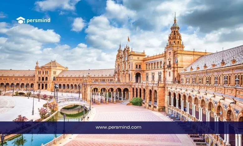 Historic Plaza de España in Seville representing University of Seville Scholarship 2026 and study opportunities in Spain