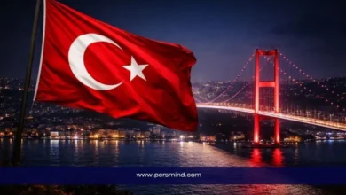 Turkish flag with Bosphorus Bridge in Istanbul at night for Joint Scholarship Program in Turkey 2026