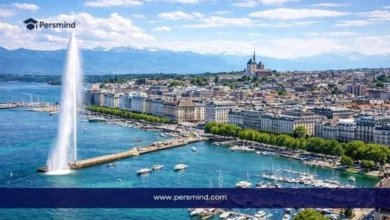 مشهد لمدينة جنيف وساعة المياه الشهيرة ضمن مقال عن تدريب الويبو WIPO في سويسرا