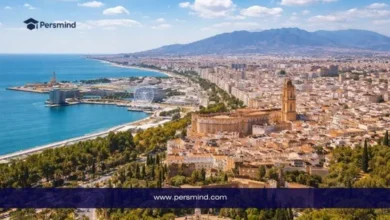 صورة بانورامية لمدينة مالقة الساحلية في إسبانيا ضمن مقال عن منحة جامعة مالقة للطلاب الدوليين