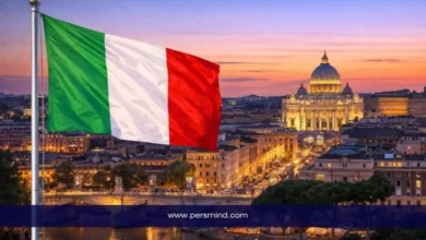 Italian flag with Milan city skyline at night representing the University of Milan Excellence Scholarship 2026