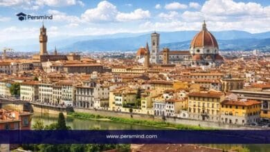 Daytime image of Florence, Italy, showing the Arno River, the city skyline, and the Florence Cathedral for the EU4Ocean Summer School in Italy article.