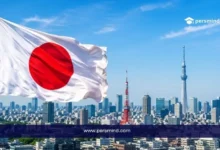 برنامج RIKEN IMS Internship في اليابان مع علم اليابان وأفق مدينة طوكيو