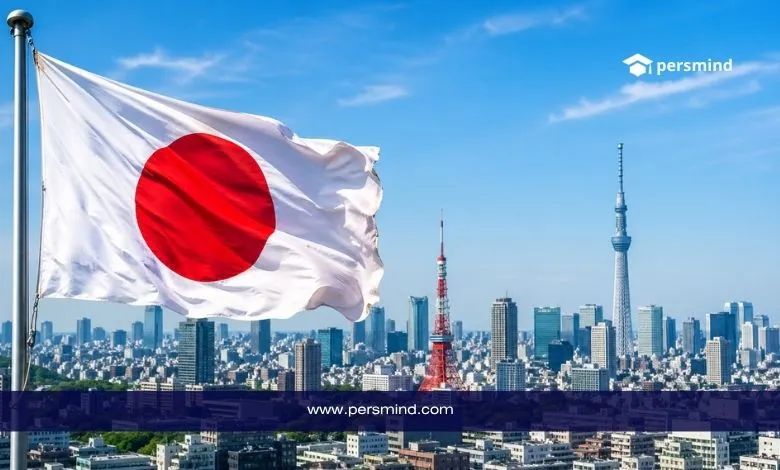 برنامج RIKEN IMS Internship في اليابان مع علم اليابان وأفق مدينة طوكيو
