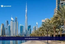 صورة نهارية لمدينة دبي وبرج خليفة ضمن مقال وظائف طيران الاتحاد في الإمارات.