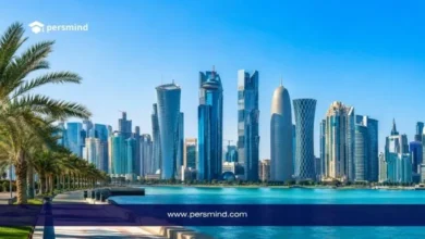 صورة نهارية لأبراج الدوحة والواجهة البحرية في قطر ضمن مقال وظائف فندق فورسيزونز قطر.