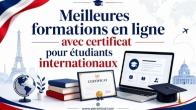 Meilleures formations en ligne avec certificat pour étudiants internationaux