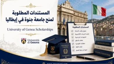 المستندات المطلوبة لمنح جامعة جنوة في إيطاليا