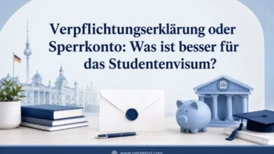 Verpflichtungserklärung oder Sperrkonto