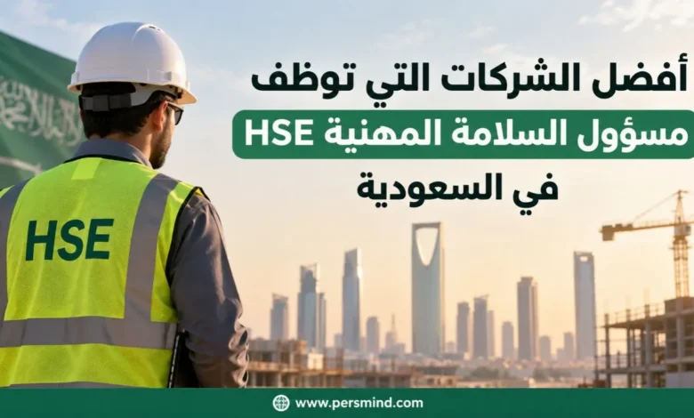 أفضل الشركات التي توظف مسؤول السلامة المهنية HSE في السعودية