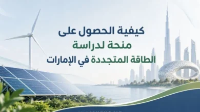 كيفية الحصول على منحة لدراسة الطاقة المتجددة في الإمارات
